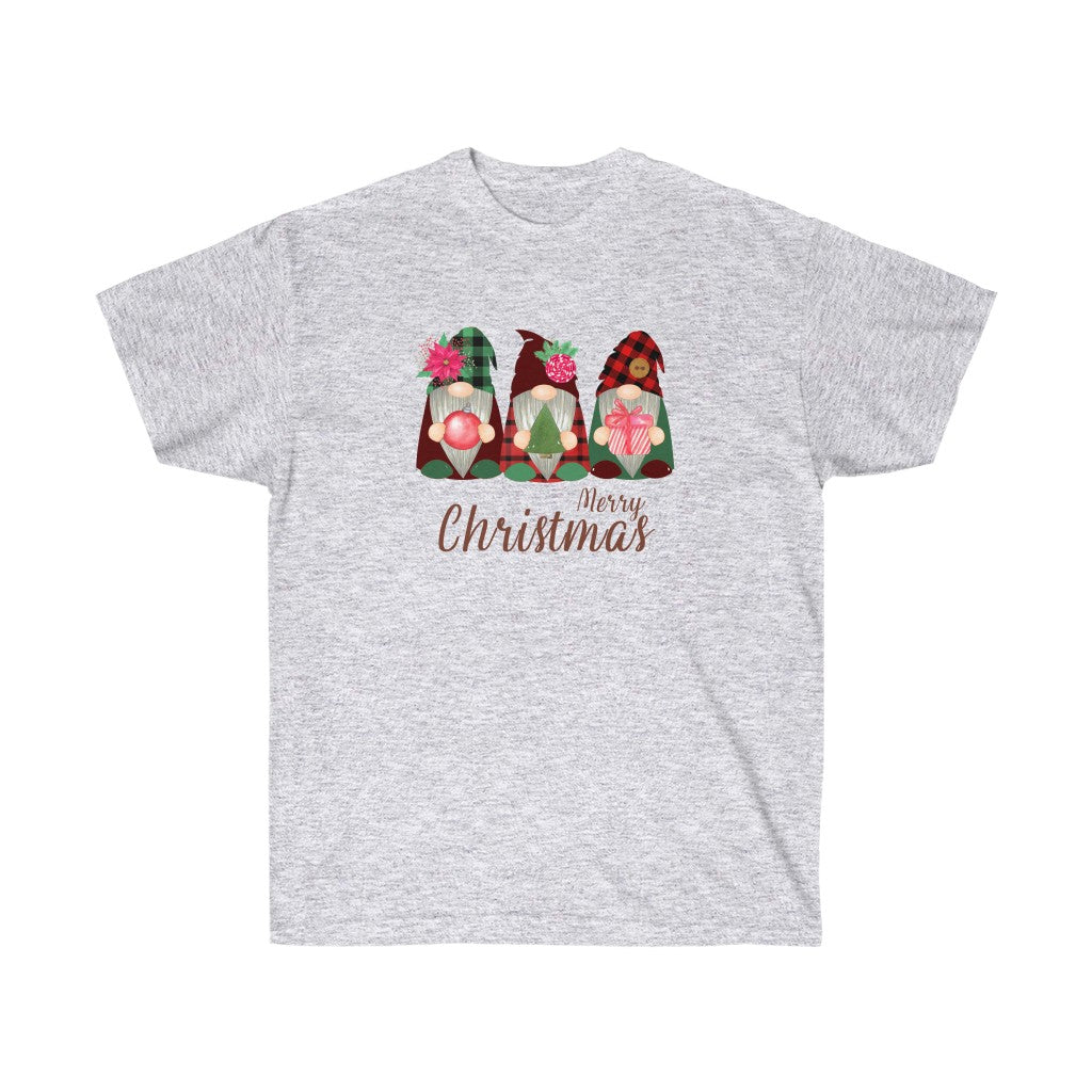 Merry Christmas Gnomes- Unisex Ultra Cotton Tee