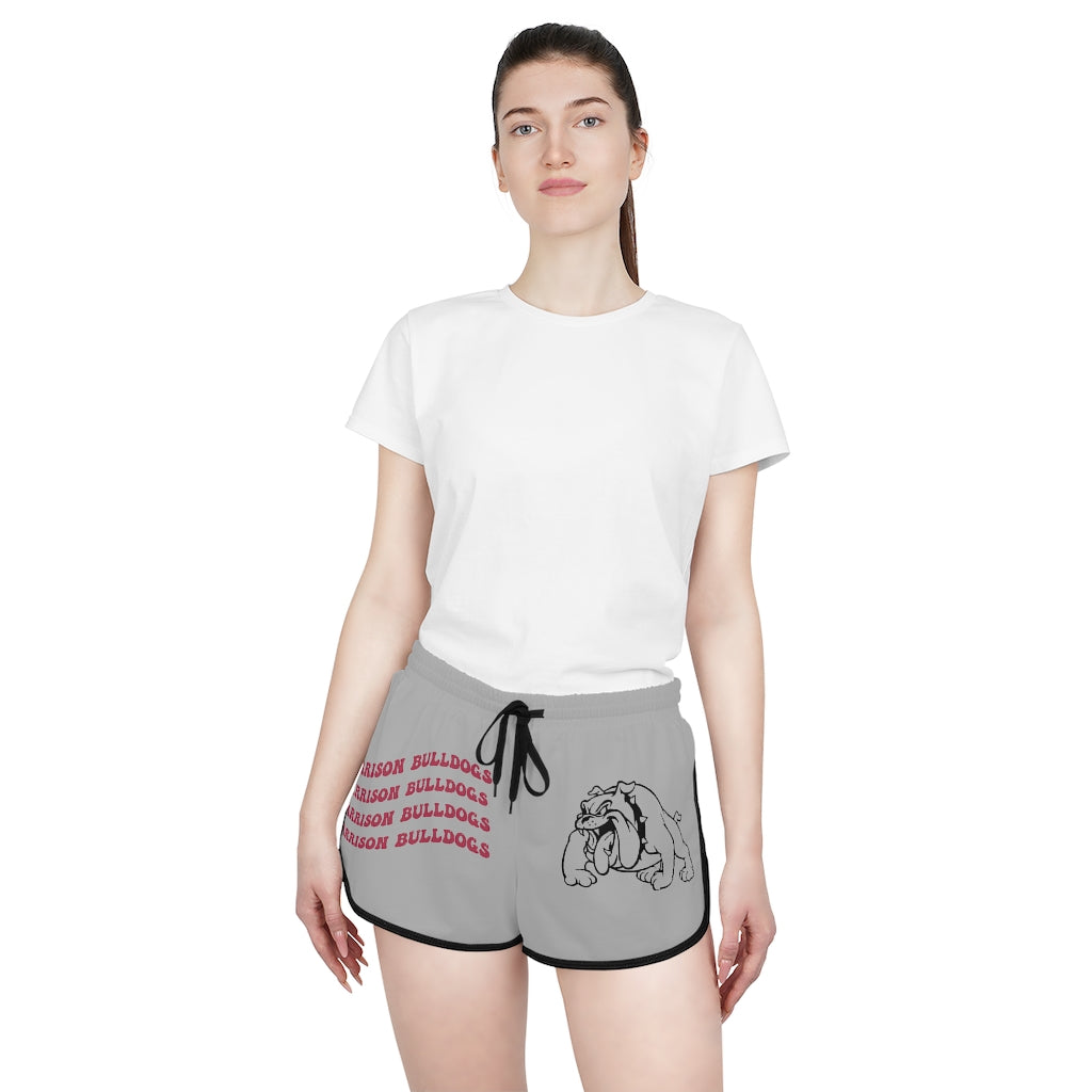 Garrison Bulldogs Spirit Women's Relaxed Shorts (AOP)