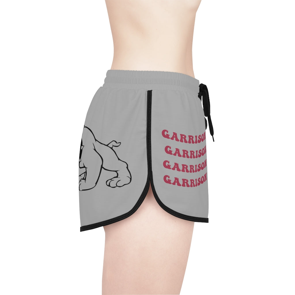 Garrison Bulldogs Spirit Women's Relaxed Shorts (AOP)