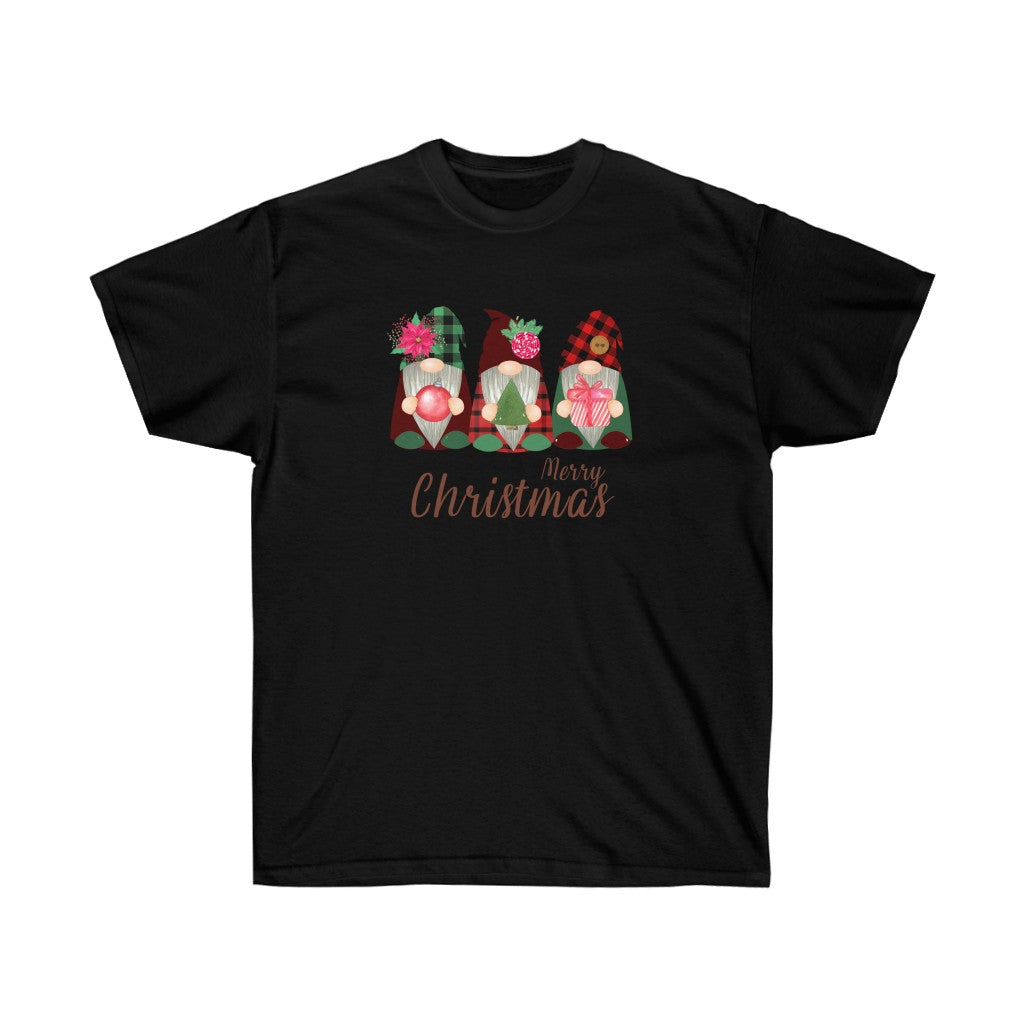 Merry Christmas Gnomes- Unisex Ultra Cotton Tee