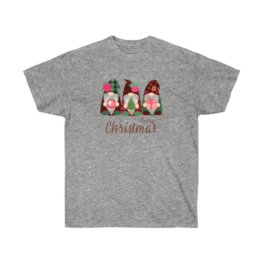 Merry Christmas Gnomes- Unisex Ultra Cotton Tee