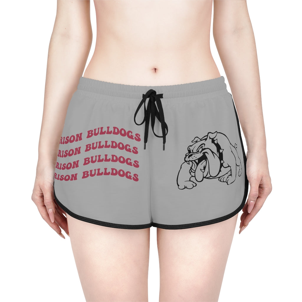 Garrison Bulldogs Spirit Women's Relaxed Shorts (AOP)