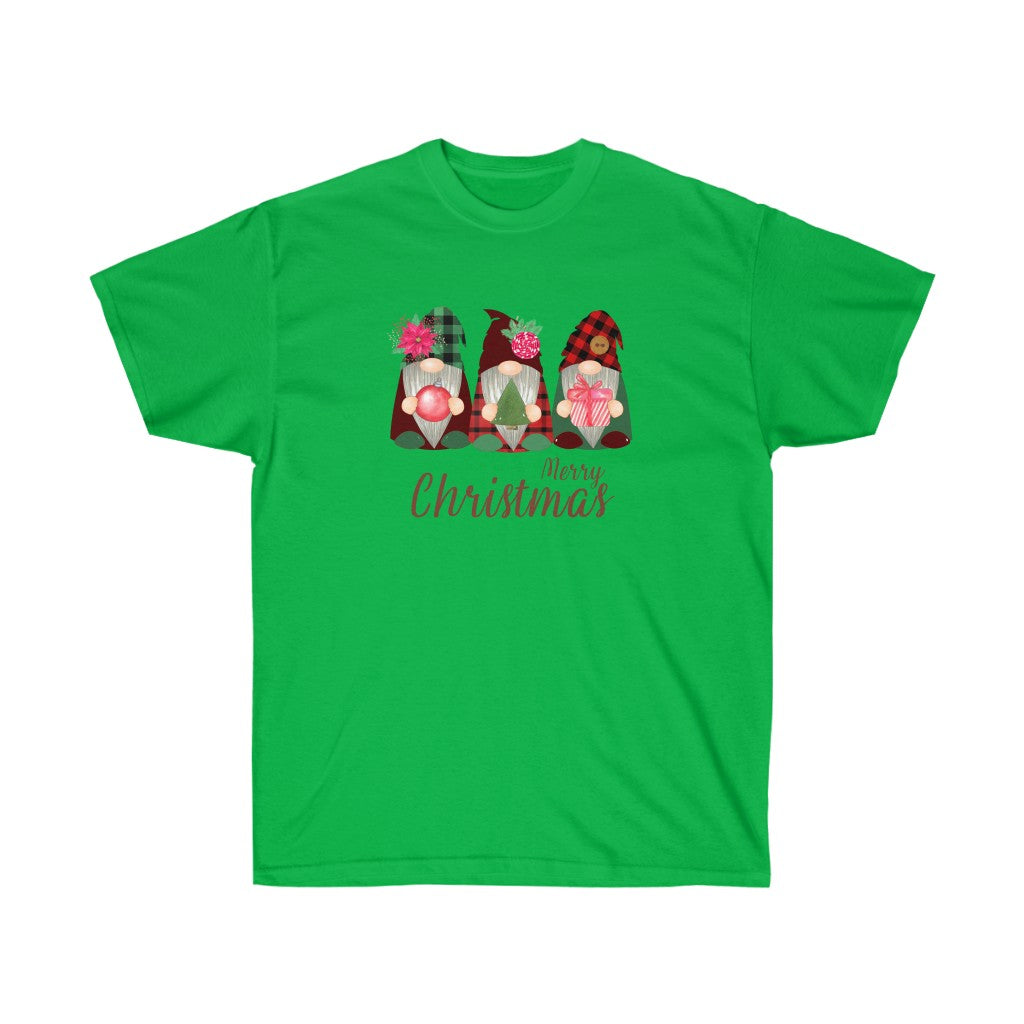 Merry Christmas Gnomes- Unisex Ultra Cotton Tee