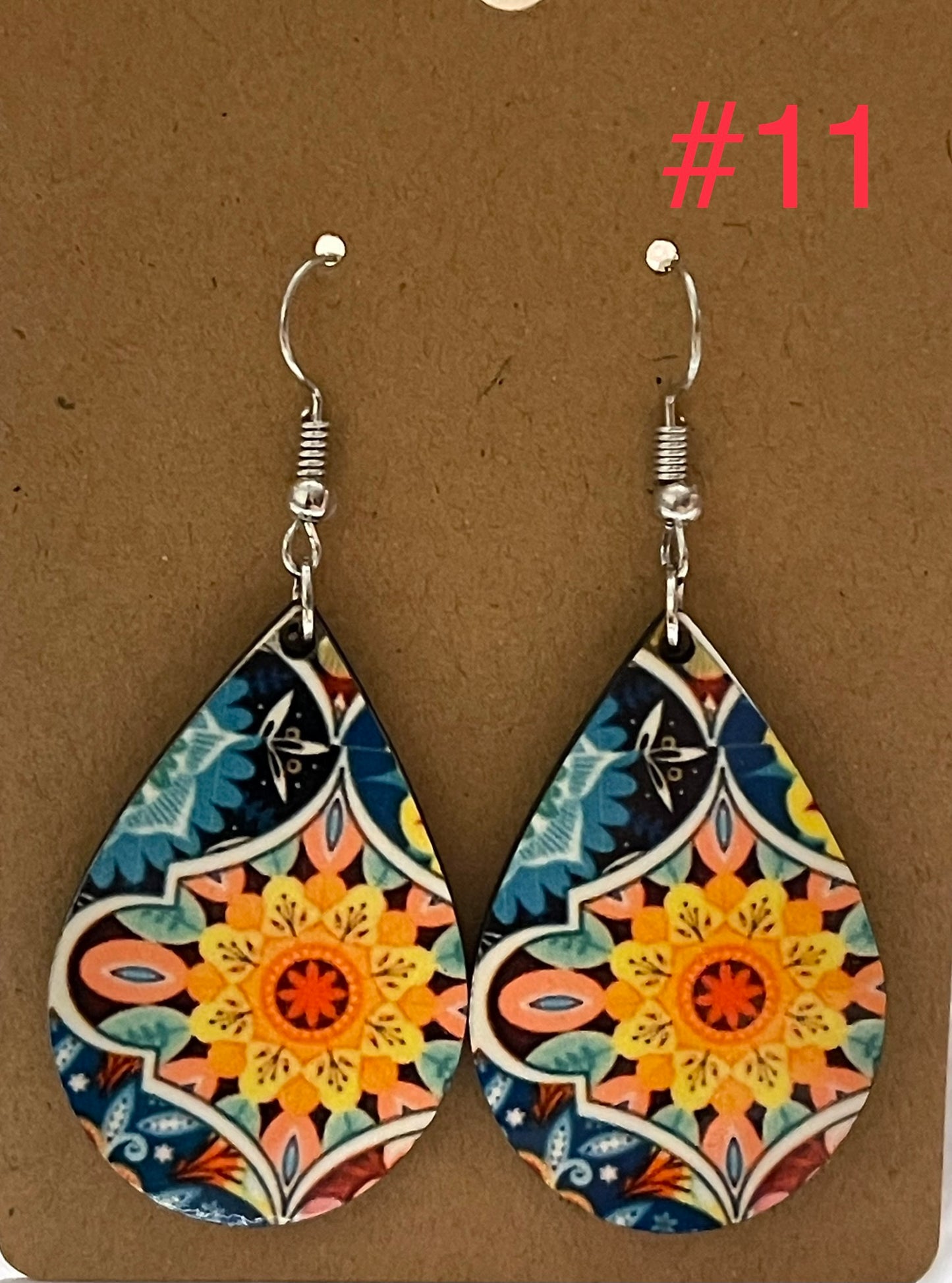 Yellow Boho Earrings