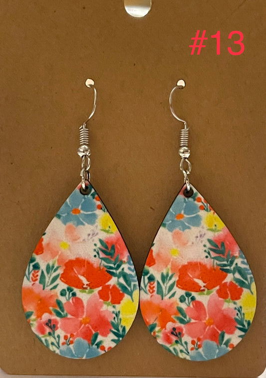 Spring Floral Earrings